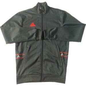 Adidas Mens Track Jacket Green Cotton Athletic Retro Breathable Nh0 Size M